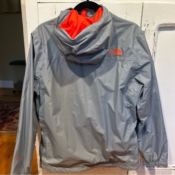 Women’s The North Face rain jacket, size medium. Gray & orange. Excellent - Picture 3 of 7